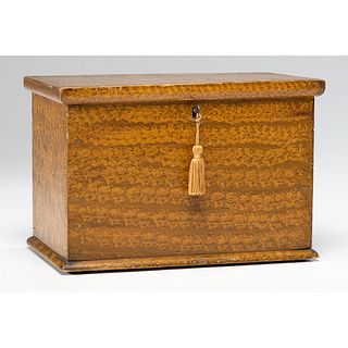 A Grain-Painted Pine Box