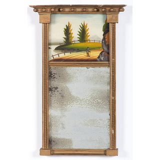 A Federal Mirror and A Chippendale Style Mirror