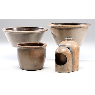 Three Stoneware Bowls 