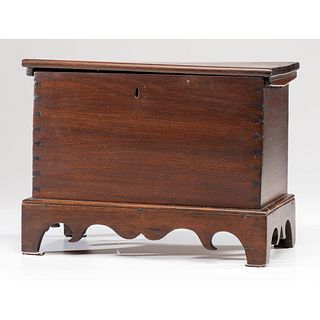 A Miniature Chippendale Style Blanket Chest