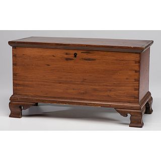 A Pennsylvania Chippendale Style Miniature Blanket Chest