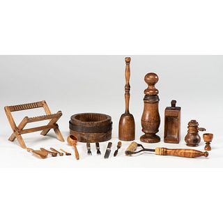 A Group of Country Kitchen Utensils