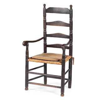 A New England Ladderback Armchair