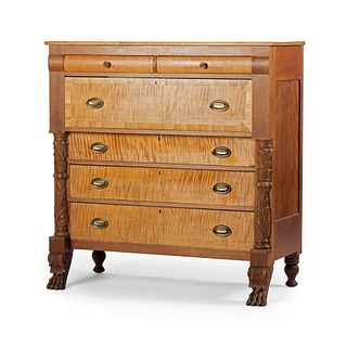 An Empire Maple Chest of Drawers