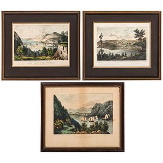 Two Currier & Ives Landscape Lithographs, 19th Century