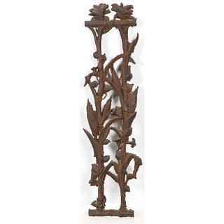 A Cast Iron Decorative Corn Stalk Ornament
