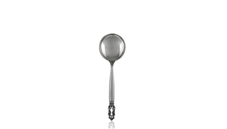 Vintage Georg Jensen Acorn Bouillon Spoon 053
