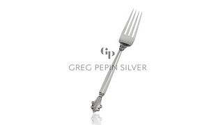 Georg Jensen Acanthus Dinner Fork, Large 002