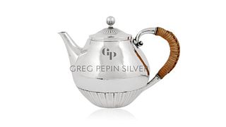 Unusual Georg Jensen Cosmos Teapot 45