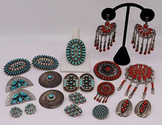 JEWELRY. Assorted Southwest Turquoise and Coral