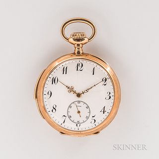 14kt Gold Open-face Minute Repeating Watch