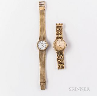 Two Lady's Omega Wristwatches
