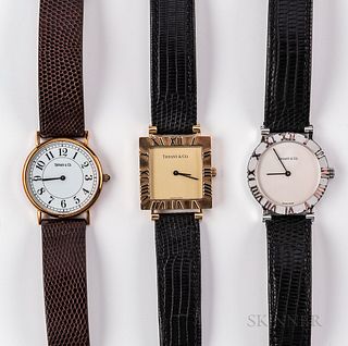 Three Tiffany & Co. Wristwatches