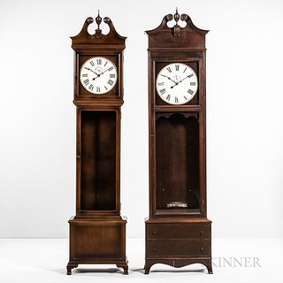 Two Bench-made Tall Clocks