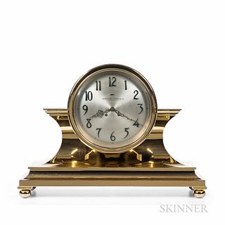 Impressive 10-inch Chelsea Tambour No. 1 Brass Clock