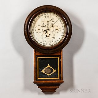 Welch Spring & Co. Gale's Perpetual Calendar Wall Clock