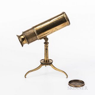 Miniature Dollond Lacquered Brass Telescope