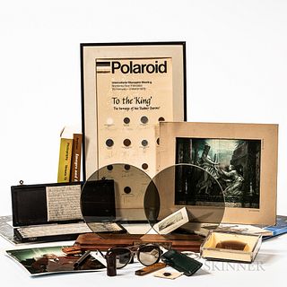 Collection of Items from a Polaroid Research Office