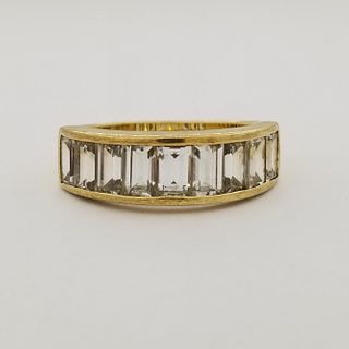 10K Gold CZ Ring