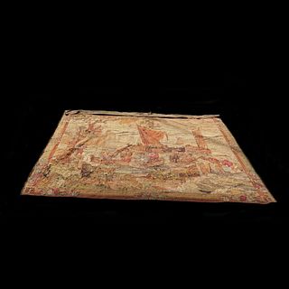 Antique French Wall Hanging Tapestry