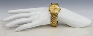 GENTS OMEGA CHRONOMETER 14KT Y GOLD WATCH & BAND