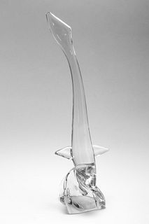 Daum Crystal / Art Glass Dolphin Figure