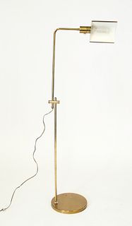 Mid Century Brass Adjustable Floor Lamp