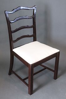 George III Manner Mahogany Ladderback Chair