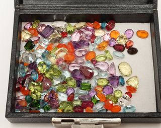 127.0 Carats Loose Mixed Colored Gemstones
