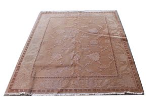 Nourison Silk Pointe Brown Carpet 7' 10" x 9' 10"