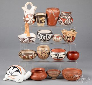 Southwestern Indian pottery vessels