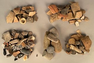 Native American Indian pottery shards