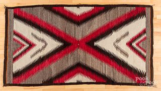 Navajo Indian weaving, 88" x 48".