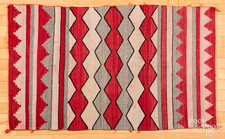 Navajo regional Indian rug, 49" x 30".