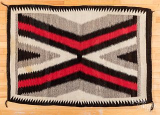 Navajo Indian rug, 60" x 40".