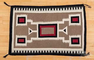 Navajo Indian rug, 52 1/2" x 35".