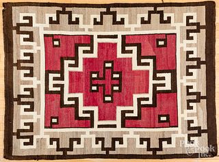 Navajo Indian rug, 71 1/2" x 53".