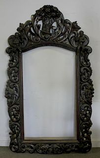 Large Horner Style Carved Mirror Frame.
