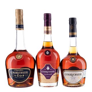 Courvoisier. V.S.O.P. y V.S. Fine Cognac. France. Piezas: 3.