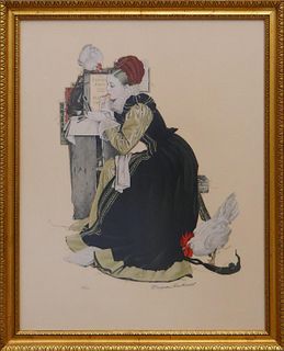 NORMAN ROCKWELL "SUMMER STOCK" LE LITHOGRAPH