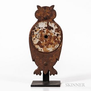 Cast Iron Owl Silhouette Gallery Shooting Target