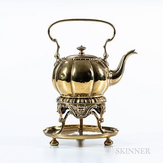 Brass Kettle with Stand