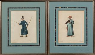 Two Prints "A Boschee" and "A Mandarin in His Summer Dress,"