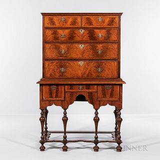 William and Mary High Chest of Drawers