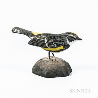 Jess Blackstone Carved and Painted Myrtle Warbler
