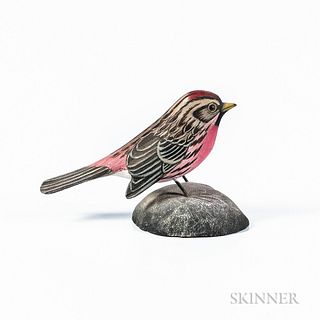 Jess Blackstone Carved and Painted Redpoll