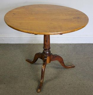 Late 18th or Early 19th C. Tilt Top Table.