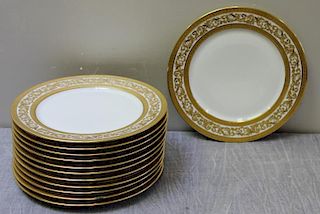 Set of 10 Limoges Dinner Plates.