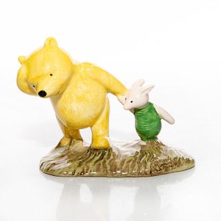 ROYAL DOULTON FIGURINE, POOH AND PIGLET - THE WINDY DAY