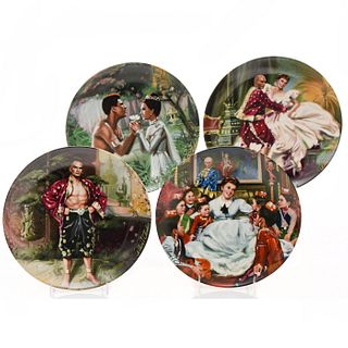 4 KNOWLES COLLECTORS PLATES, THE KING AND I